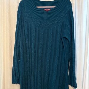Jessica London Teal Sweater.